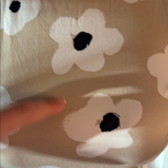 💕 Kate Spade Cream and Black Floral Midi Dress - Picture 3 of 9